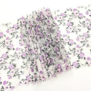 3D Flower Embroidery Fabric
