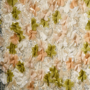 3D Embroidered Mesh Fabric